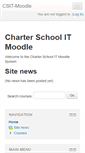 Mobile Screenshot of moodle.charterschoolit.com